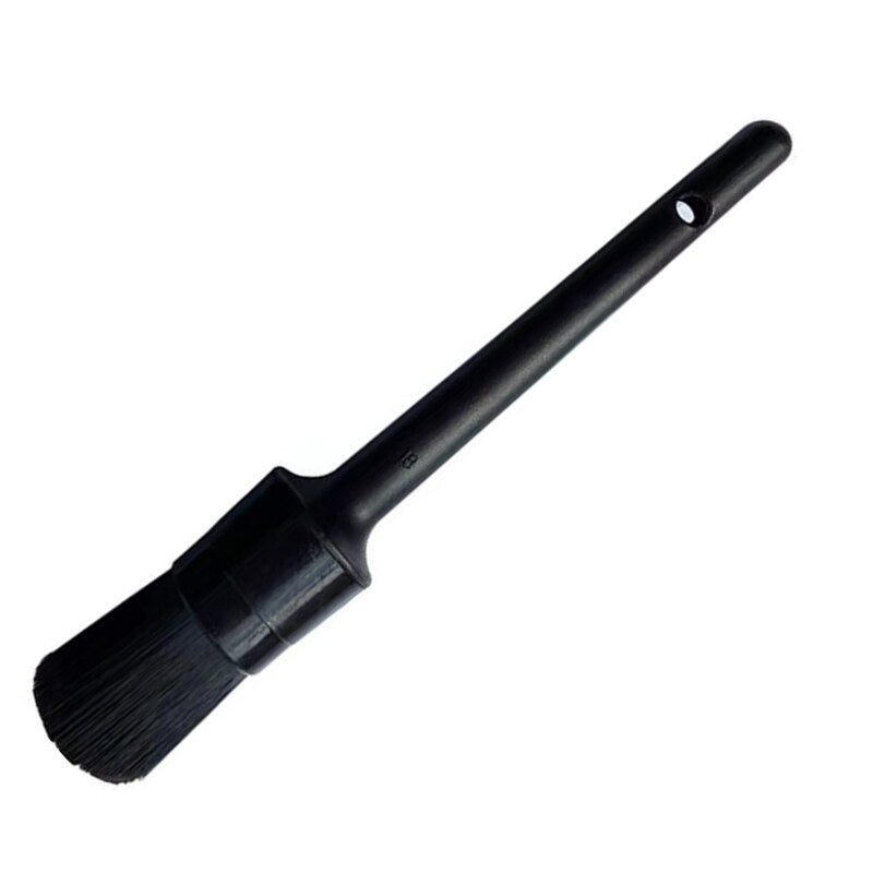 Single soft-bristle detailing brush, side view